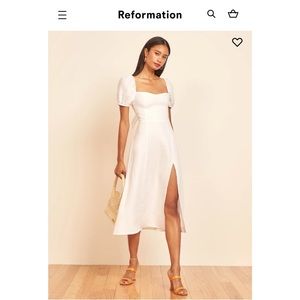 Reformation Denver Linen Dress
